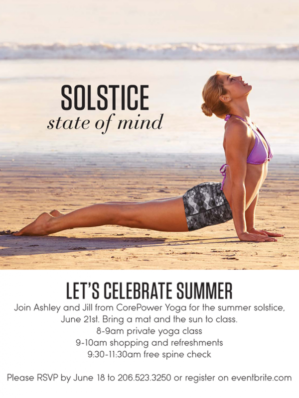 Join us for Summer Solstice Yoga at Athleta!