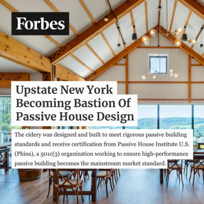 Forbes: Upstate New York Becoming a Bastion of Passive House Design